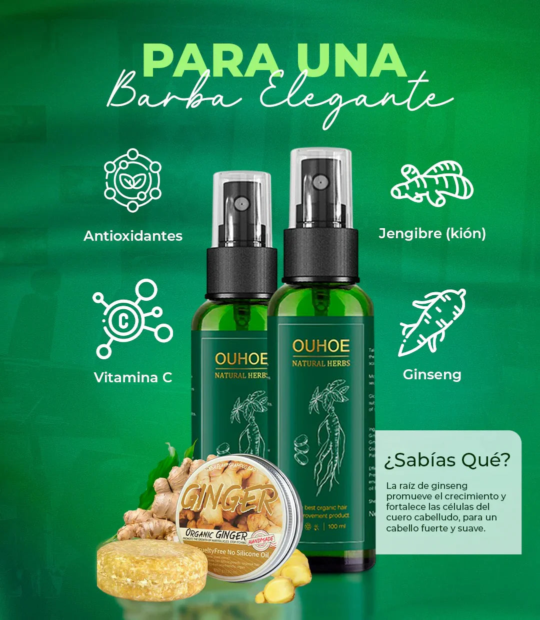 OUHOE - Aceite de Crecimiento Capilar